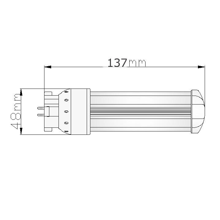 FDL27EX-L/W/N/D FDL27形対応 LEDコンパクト蛍光灯 GX10Q 12W 高輝度130LM/W 360度発光 省エネ・電源内蔵・グロー式工事不要 LEDツイン蛍光灯  LED電球 色選択｜tentenledjpn｜09