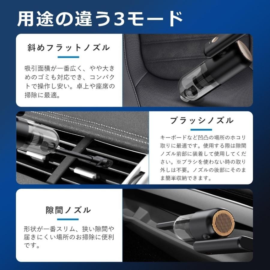 一年保証」折り畳み式 ハンディ掃除機 LED灯付き 静か ハンディ 