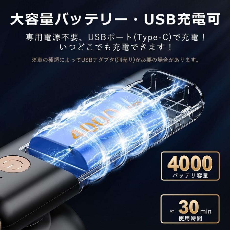 一年保証」折り畳み式 ハンディ掃除機 LED灯付き 静か ハンディ