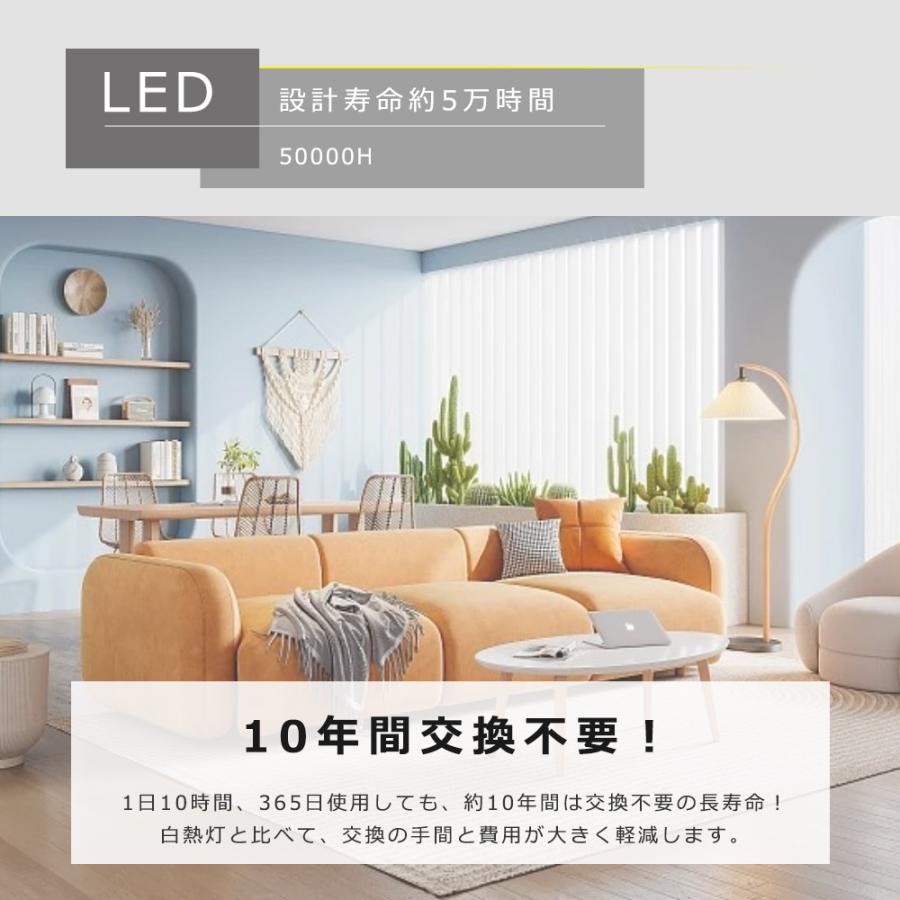 2年保証 LEDシーリングライト 6畳 消費電力10W 高輝度2000lm LED シーリングライト 小型シーリングライト おしゃれ LED 洗面所 トイレ 廊下 キッチン 照明器具｜tentenledjpn｜08