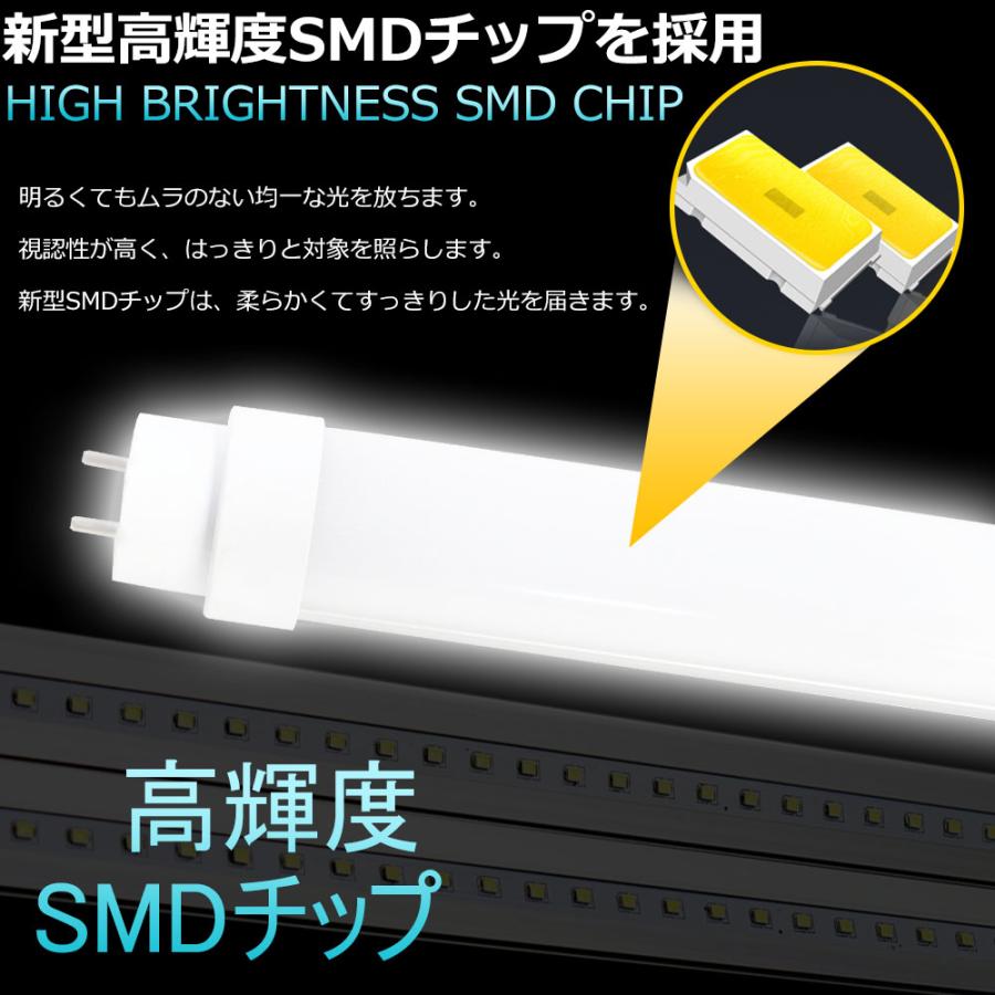 全工事不要 LED蛍光灯 40W形 直管 昼光色6000K 120cm ラピッド式 全工事不要 LED蛍光灯 40W形 直管 昼光色6000K 120cm ラピッド式