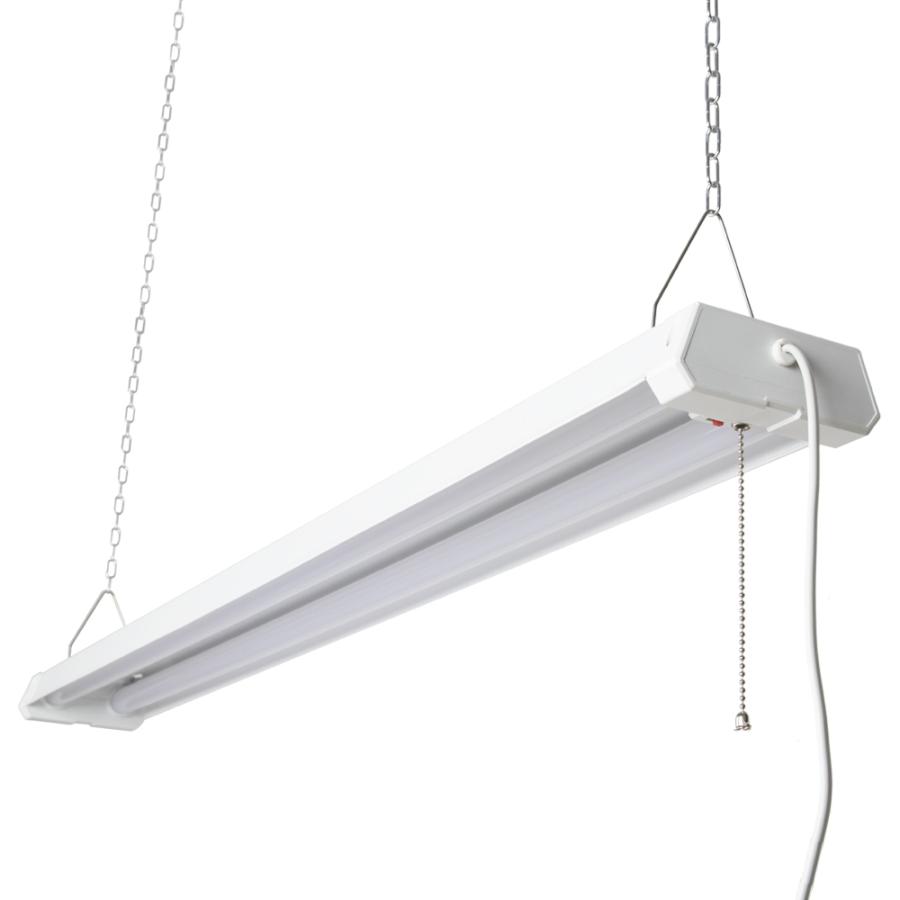 【10台セット】 LED蛍光灯 器具一体型 40W形 2灯相当 吊り下げ 調色 電球色 昼白色 昼光色 36W 4000lm LEDベースライト器具 プルスイッチ LED ベースライト 2灯_11