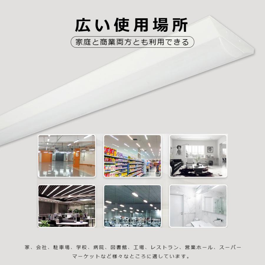 LEDベースライト 逆富士 昼光色(6000K) 60W 9600LM LED蛍光灯器具一