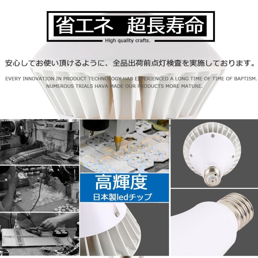 バラストレス水銀灯LED PAR65 E39 100W 16000LM IP66防水 バラストレス LED電球 水銀灯 LED化 レフランプ スポットライト 看板 高天井用LED照明 色選択 二年保証｜tentenledjpn｜03