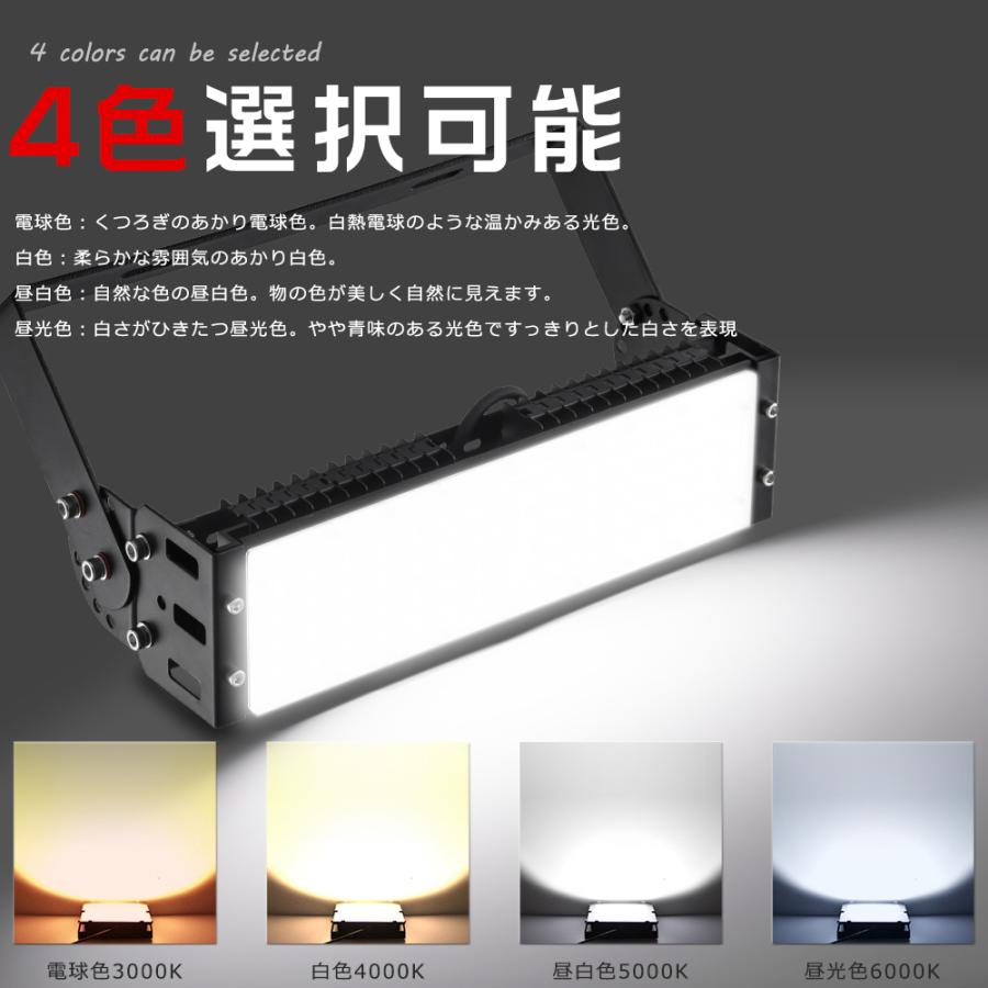 新型 LED投光器 50W 昼白色5000K 10000lm 超爆光 500W相当 投光器 LED 屋外 防水 IP65 作業灯 強力 明るい 集魚灯 キャンプ 施設照明 看板灯 広告照明 工事現場｜tentenledjpn｜11