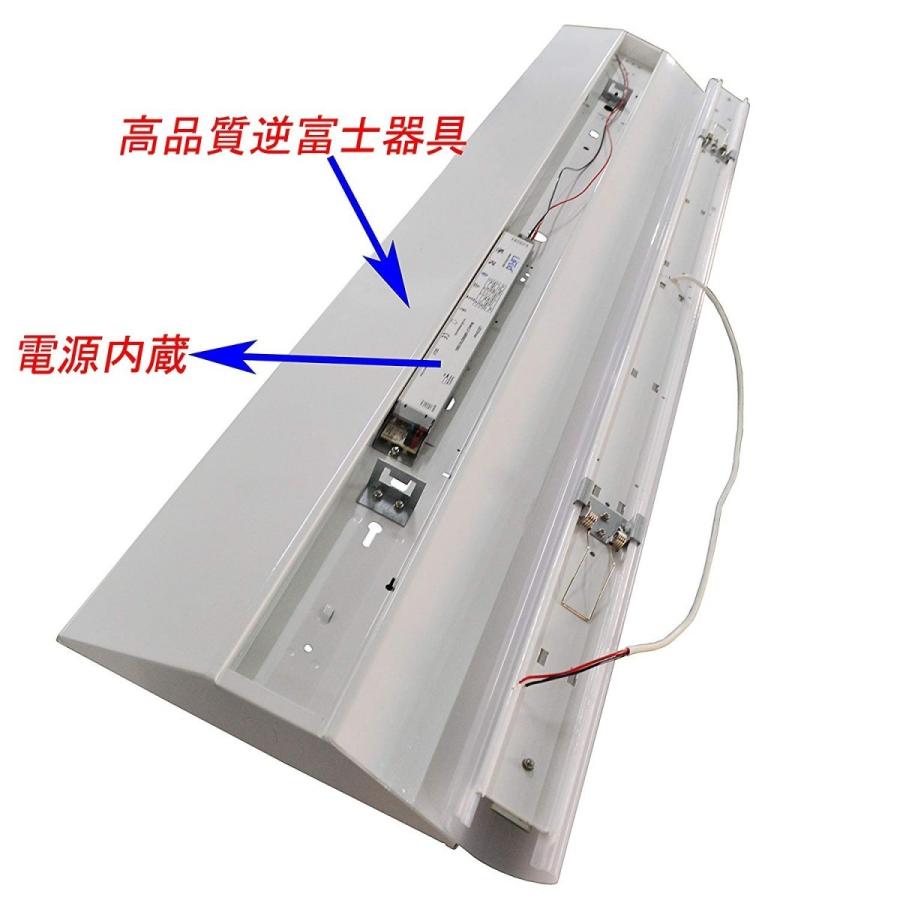 LEDベースライト 電球色 調光(調光器別売) 直付型 工事必要