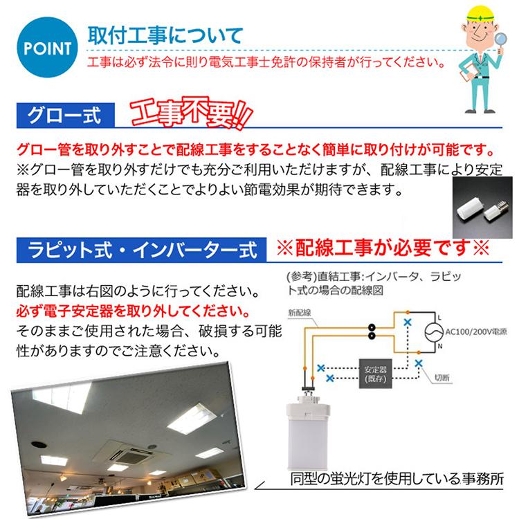 特売セール【4本】 FMR96 LED FMR96EX FMR96EXL FMR96EXW FMR96EXN FMR96EXD LED 蛍光灯 GY10Q兼用口金 消費電力40W 全光束6400lm 配線工事必要 PSE認証済みの画像