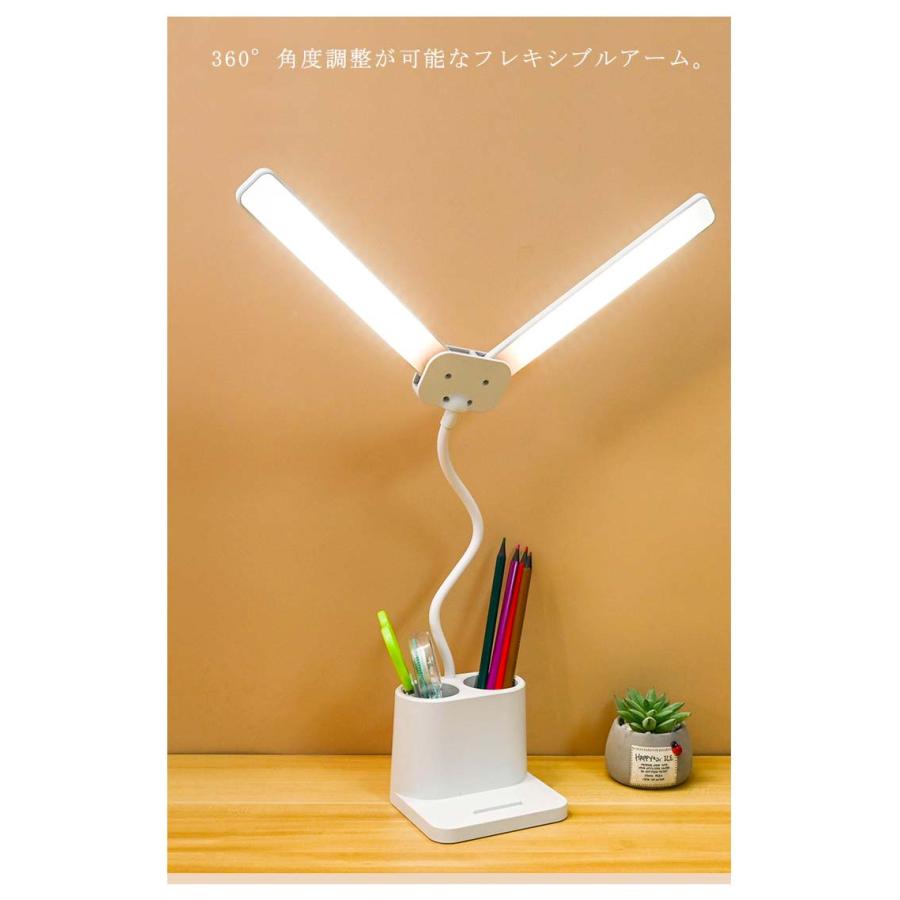 デスクライト LED ミニスタンド 電気スタンド 目に優しい 卓上ライト