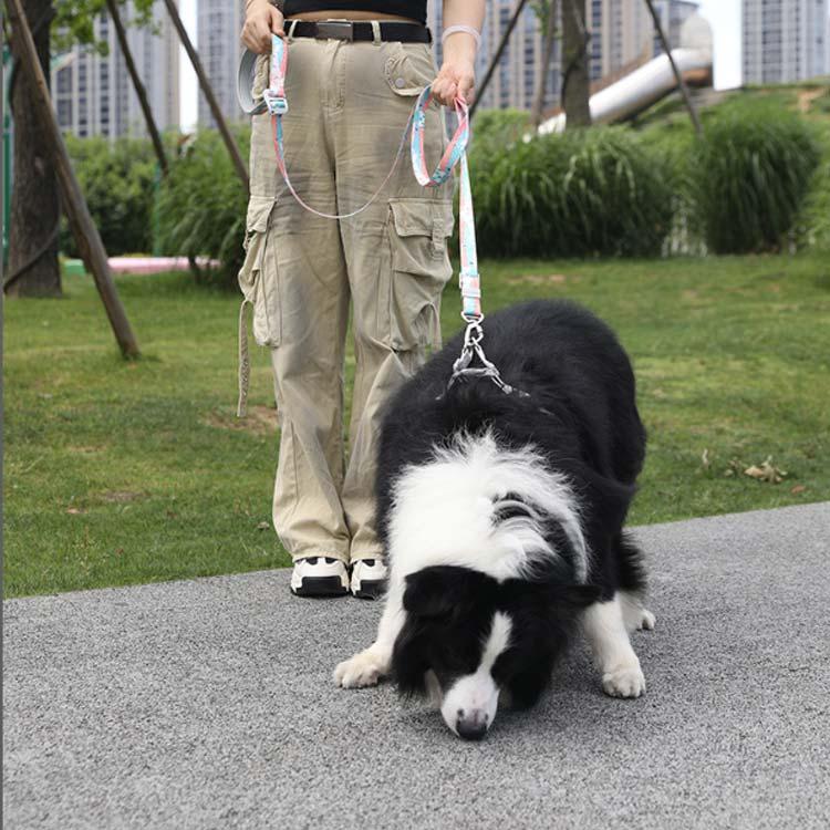 サイズ調節 犬用 ショルダーリード 犬 迷子防止 肩掛け ペット