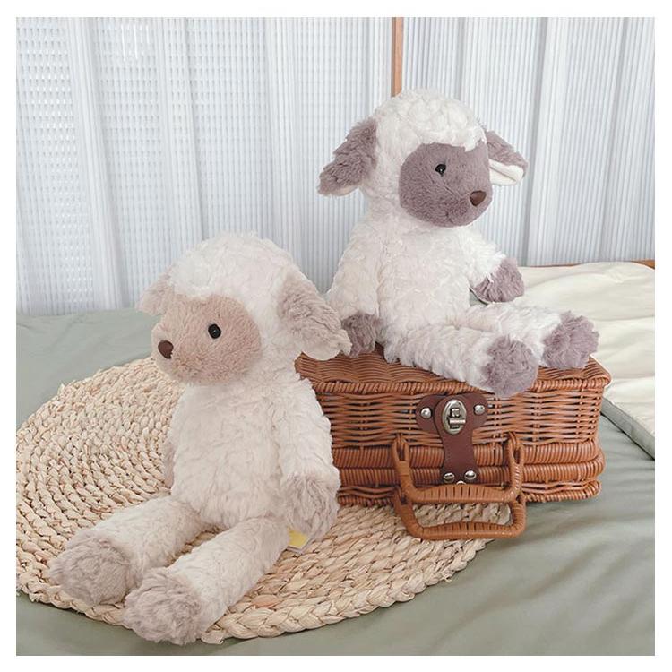 ふわふわ ベビー ぬいぐるみ 羊 男の子 ホワイト 赤ちゃん ひつじ