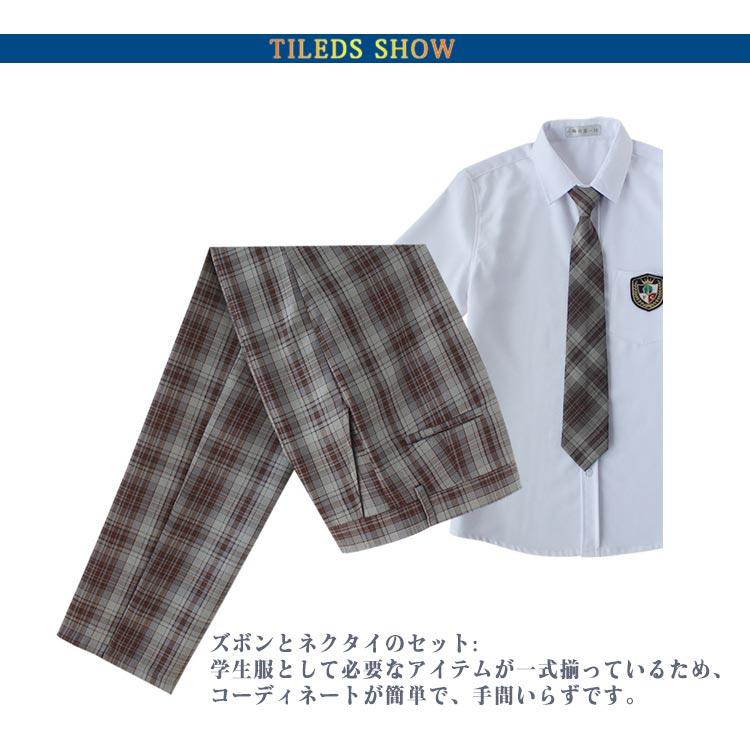 クラーク　ブレザー　ネクタイ　ズボン 男子スーツ フォーマル 制服 ズボン 男子学生服 スラックス ネクタイ