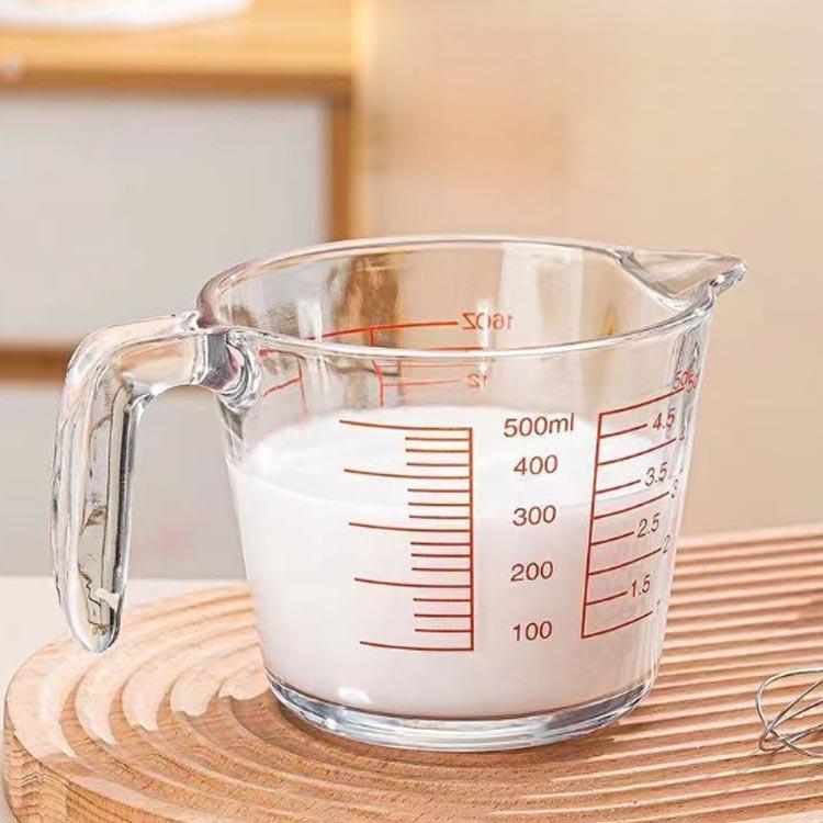 500ml 1000ml 1L 食洗機 1リットル 耐熱 ガラス 計量カップ 350ml