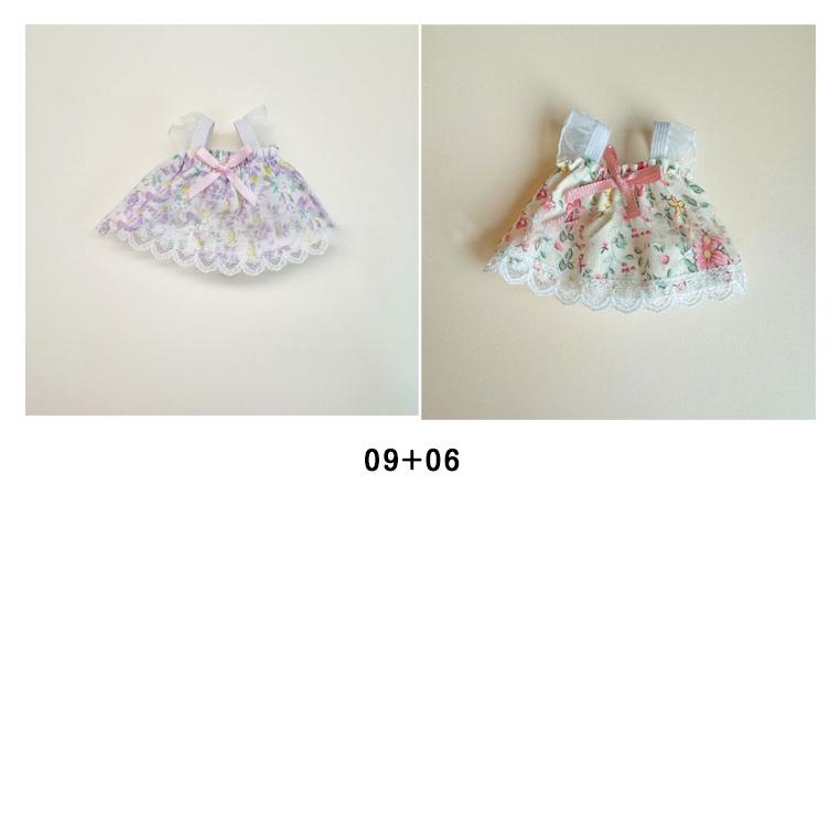 プレゼント 服 洋服 ワンピース 15cm 10cm ぬいぐるみ 2点セット 人形