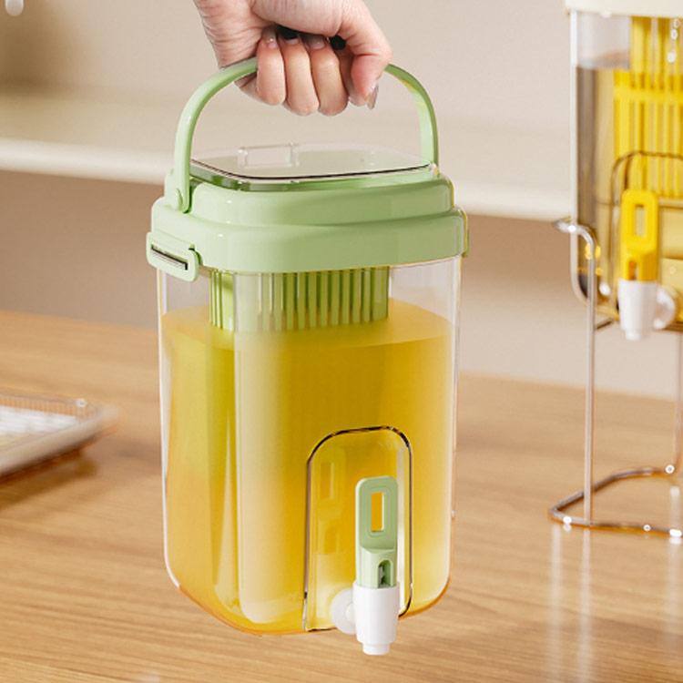 蛇口付き 茶こし付き 広口 ピッチャー お茶ポット 冷水筒 プラスチック