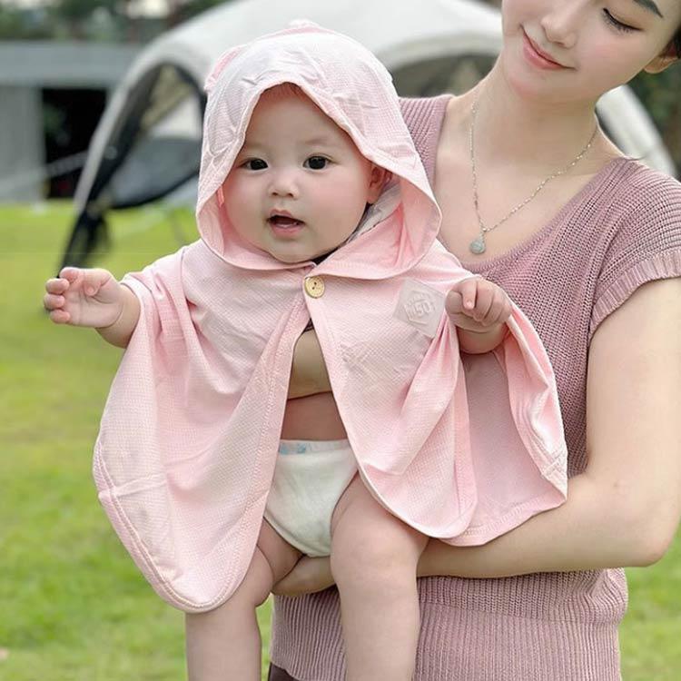 ベビーケープ ベビーマント 紫外線対策 0-3歳対応 男の子 冷感 UV