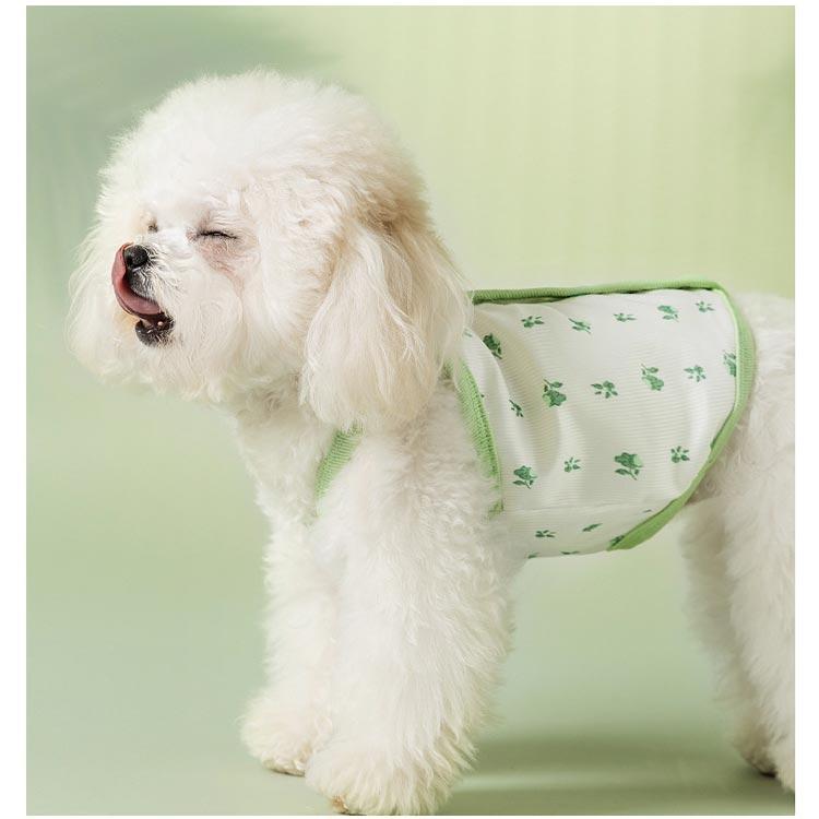 夏 ワンちゃん 小型犬 キャミソール 背中開き 犬用服 涼感 ドッグ