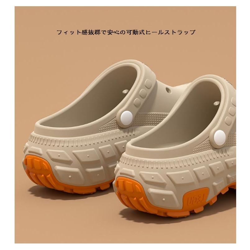 厚底サンダル 厚底 6cm EVA クロッグ サンダル サボサンダル メンズ