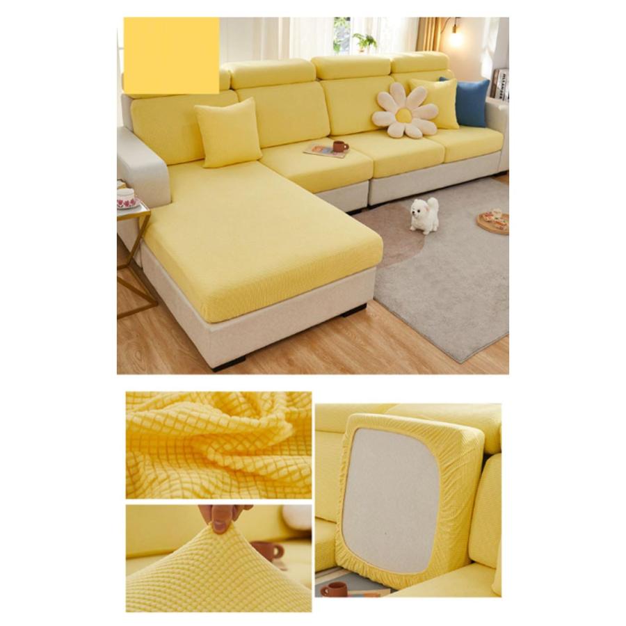 ストレッチ ソファークッションカバー ソファー 座面カバー 全面保護