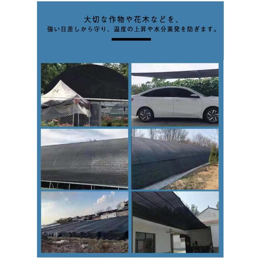 遮光ネット 50％ 日除けネット 遮光率 ラッセル網 折り畳み 園芸用