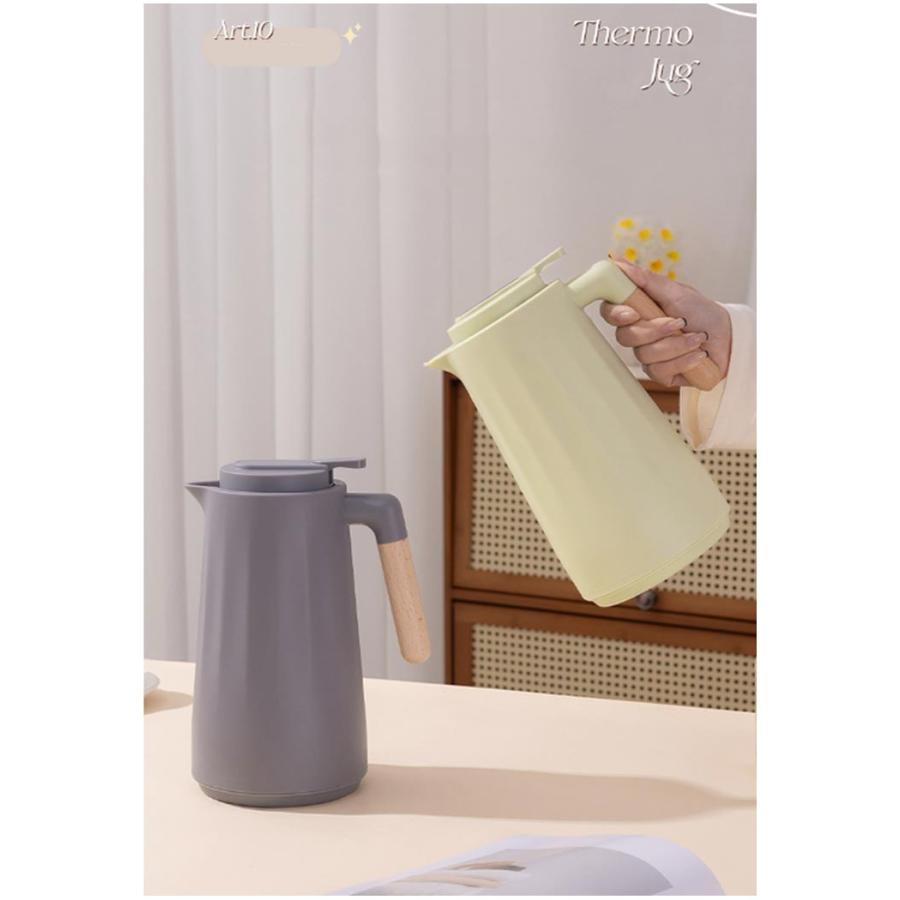 卓上ポット 押すだけ 保冷ポット 魔法瓶 保温ポット 1000ml 大容量 1L
