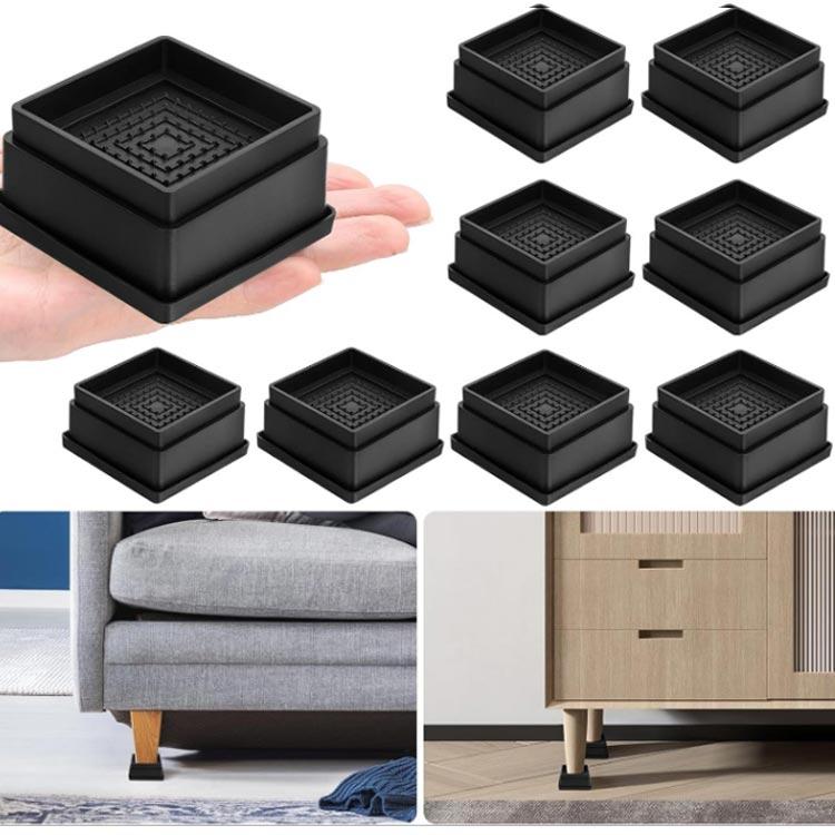 ソファ足 ベッド脚 家具脚 継ぎ脚 【8個セット】 かさ上げ台 洗濯機用