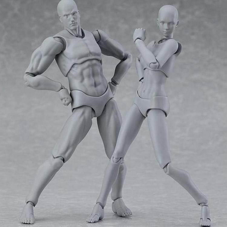 デッサン人形 キャラクター 画材練習用 女 モデル人形 デッサンモデル