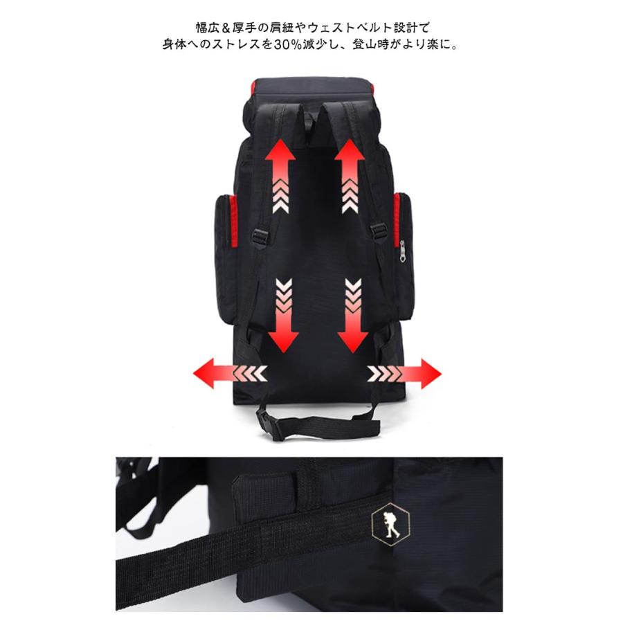 リュック バックパック 登山 大容量 登山バッグ レジャー 防災 リュック バックパック 登山 大容量 登山バッグ レジャー 防災
