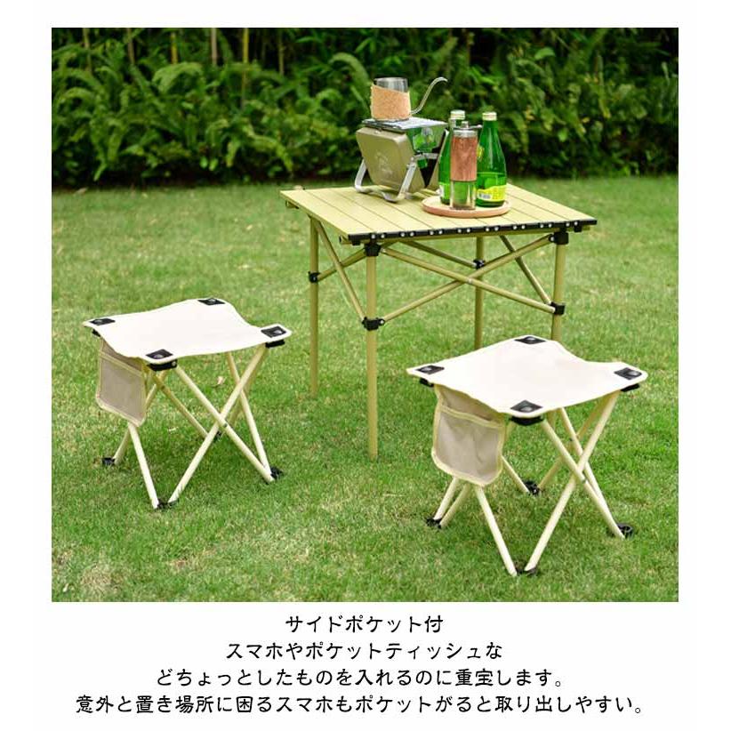 ★本日限定値下げ★折り畳みチェア 4本セット アウトドア 軽量  ポケットチェア アウトドアチェア 軽量 キャンプチェア アウトドア椅子 折りたたみ椅子
