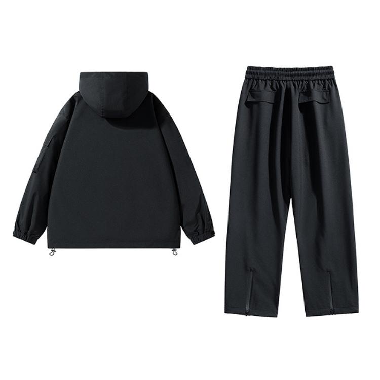 ロングパンツ セットアップ 秋 防風 ゆったり 上下セット レディース