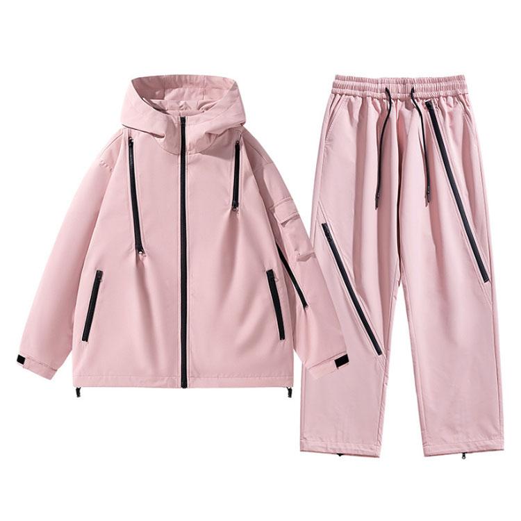 ロングパンツ セットアップ 秋 防風 ゆったり 上下セット