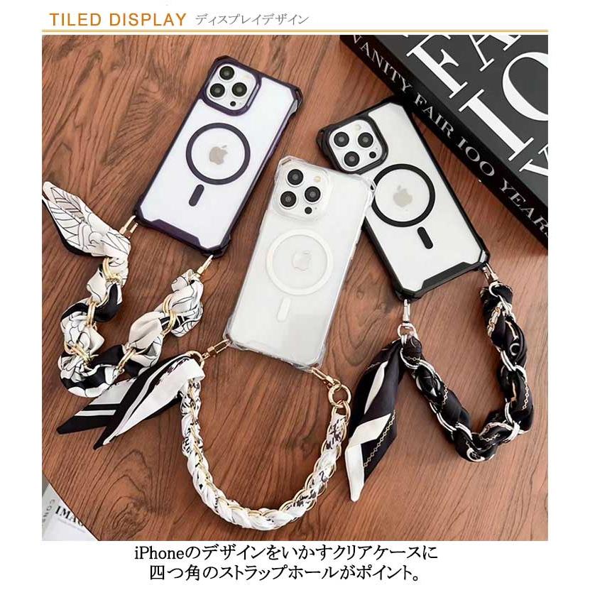 ケース iPhone16 iphone16plus MagSafe対応 ストラップ iPhone 手提げ