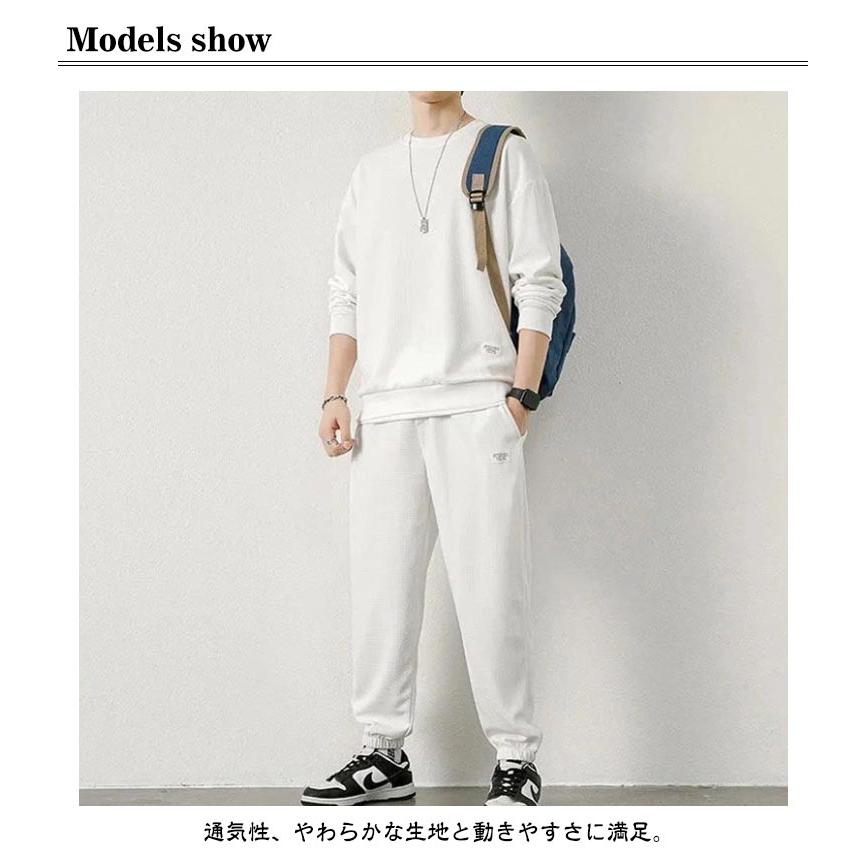 トレーナー セットアップ 上下セット スエット ジャージ 長袖 メンズ