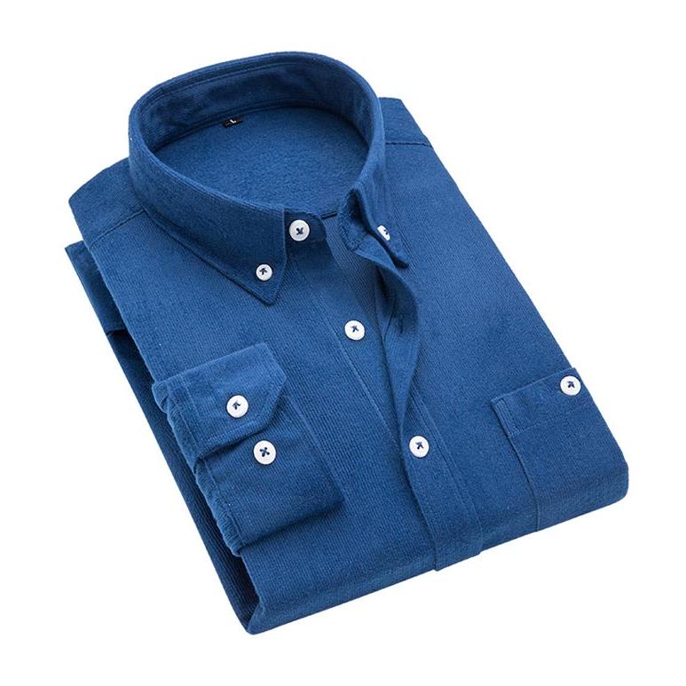 コーデュロイシャツ コーデュロイ メンズ 長袖 送料無料 保温 Yシャツ