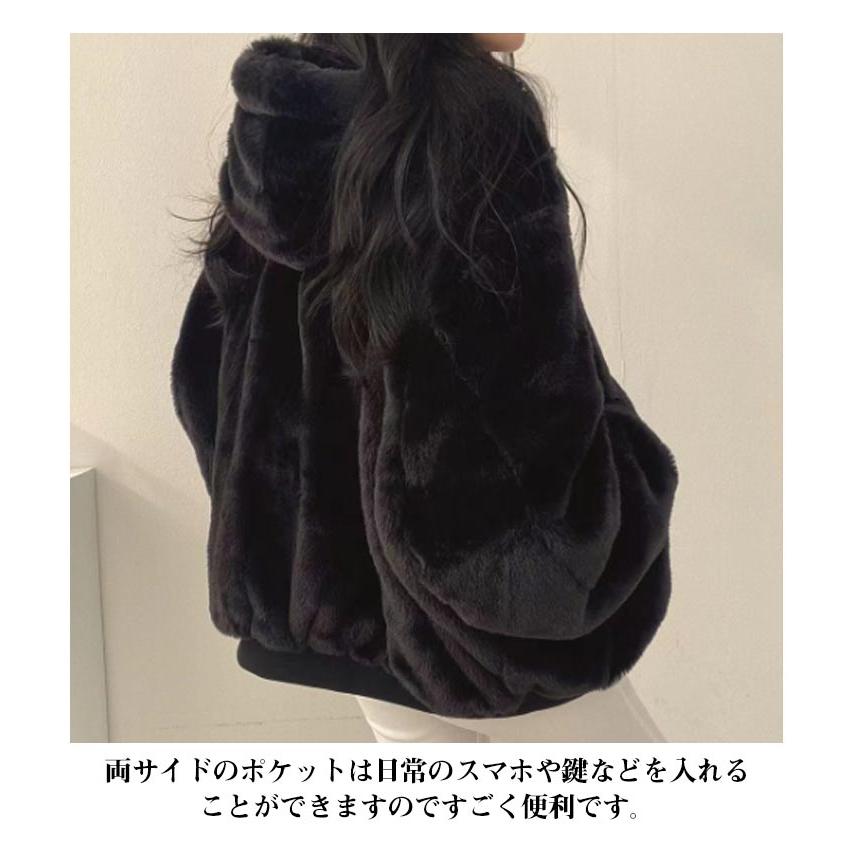 フード付き レディース リバーシブル ジャケット アウター 長袖 2way