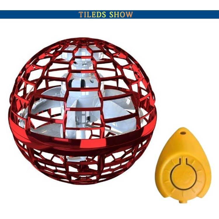 スピナー ジャイロ UFOおもちゃ フライングボール ドローン USB充電