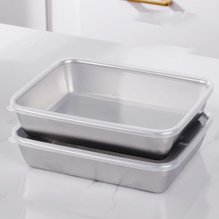 蓋付き 角バット 大きいサイズ 3個セット ステンレス製 バット 角型 角