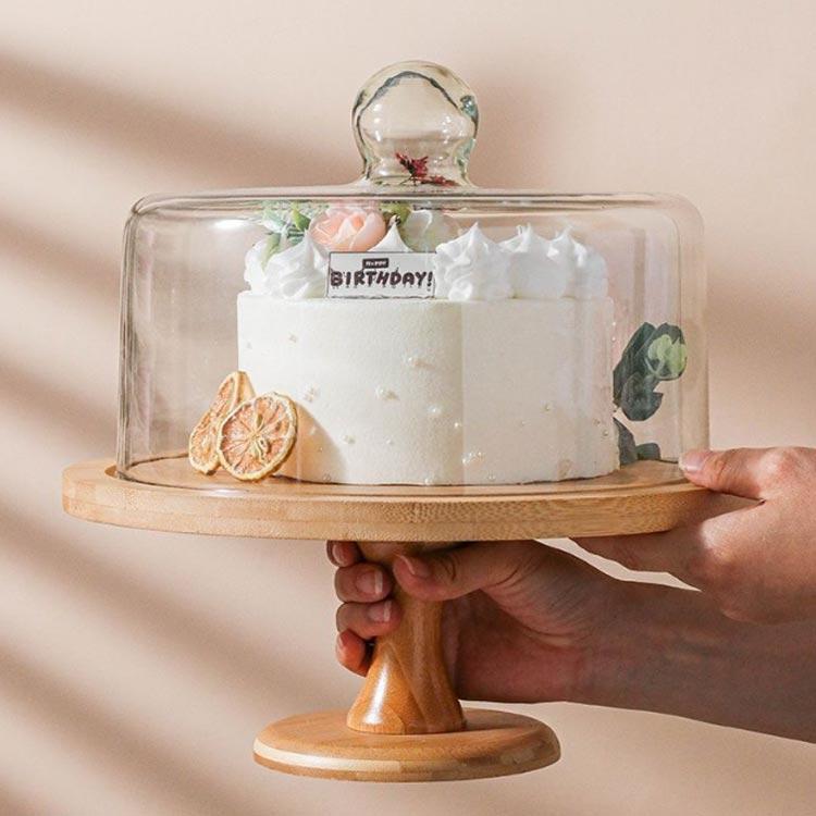  ケーキスタンド 24cm 公式ストア売り切れ商品 ケーキスタンド 20cm 小 木製 ケーキトレー ウッドケーキ