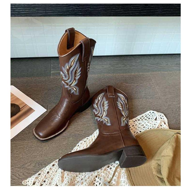 ウエスタンブーツ レディース ロング ブーツ ショートブーツ