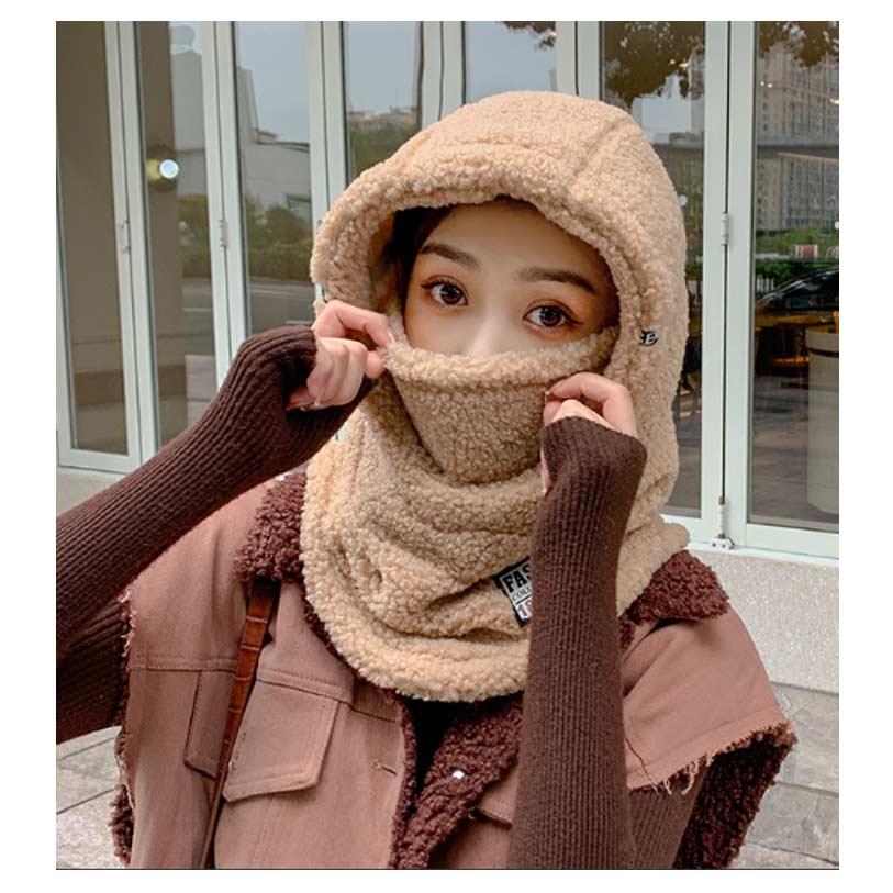 バラクラバ レディース ネックウォーマー フード付き メンズ マフラー