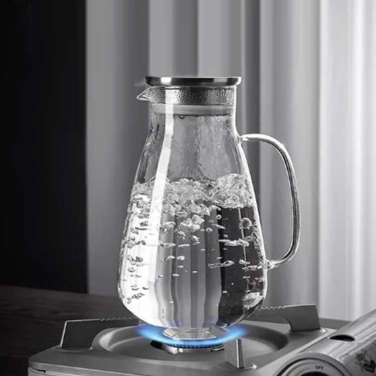 耐熱ガラス ピッチャー 直火対応 大容量 2L 2.6L フレーバーウォーター
