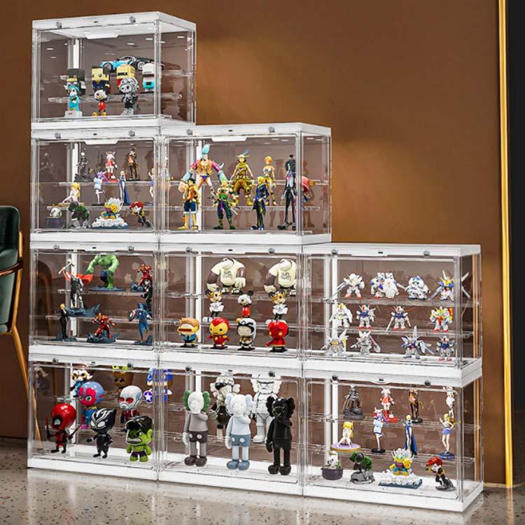 コレクションケース LEDライト付き 音声センサー フィギュアケース