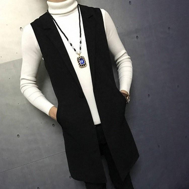 送料無料ロング ジレ ベスト メンズ ロング テーラードベスト テーラードジャケット ノースリーブ ロングベスト ノースリーブ ジャケット トレンチコ Mckk0010 点 点 屋 通販 Yahoo ショッピング