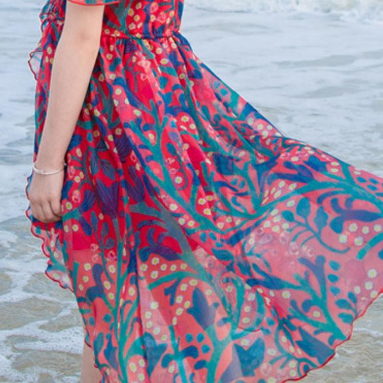 送料無料オフショルワンピース 花柄ワンピース アジアン キャミワンピ 子供服 ジュニア オフショルダーワンピース フリル ガールズ キッズ フリル テ Mctt1006 点 点 屋 通販 Yahoo ショッピング