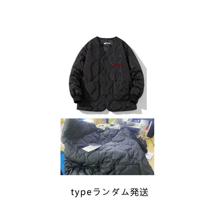 中綿ジャケット ノーカラージャケット メンズ ユニセックス アウター