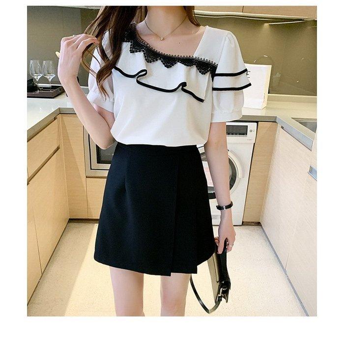 日本に 40代 レディース ブラウス 春夏新作 ゆったり 通勤 上品 おしゃれ 半袖トップス フレアネック パフスリーブ 白シフォンブラウス オシャレブラウス 半袖 カラー イエロー Www Harmonylu Com