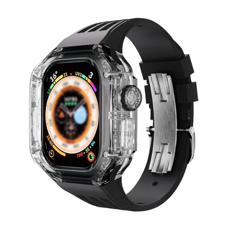 アップルウォッチ apple watch case バンド カバー ベルト 一体型 メンズ スポーツ おしゃれ かわいい クリア 透明 バタフライバッ_16