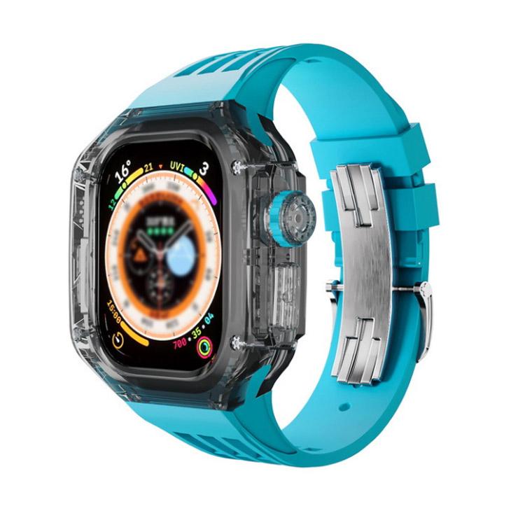 アップルウォッチ apple watch case バンド カバー ベルト 一体型 メンズ スポーツ おしゃれ かわいい クリア 透明 バタフライバッ_17