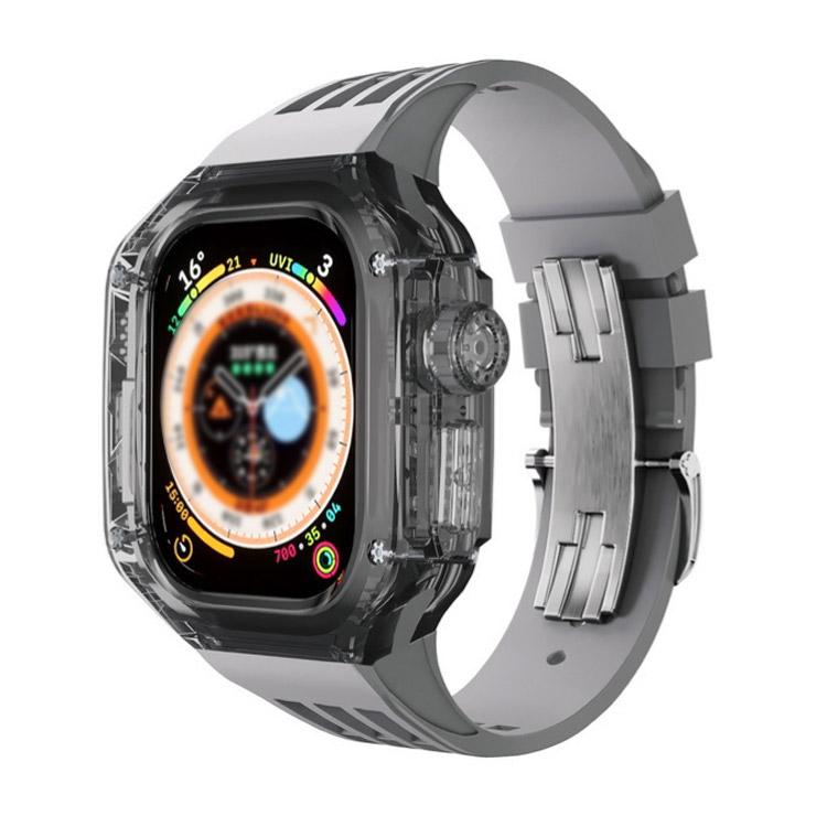 アップルウォッチ apple watch case バンド カバー ベルト 一体型 メンズ スポーツ おしゃれ かわいい クリア 透明 バタフライバッ_18