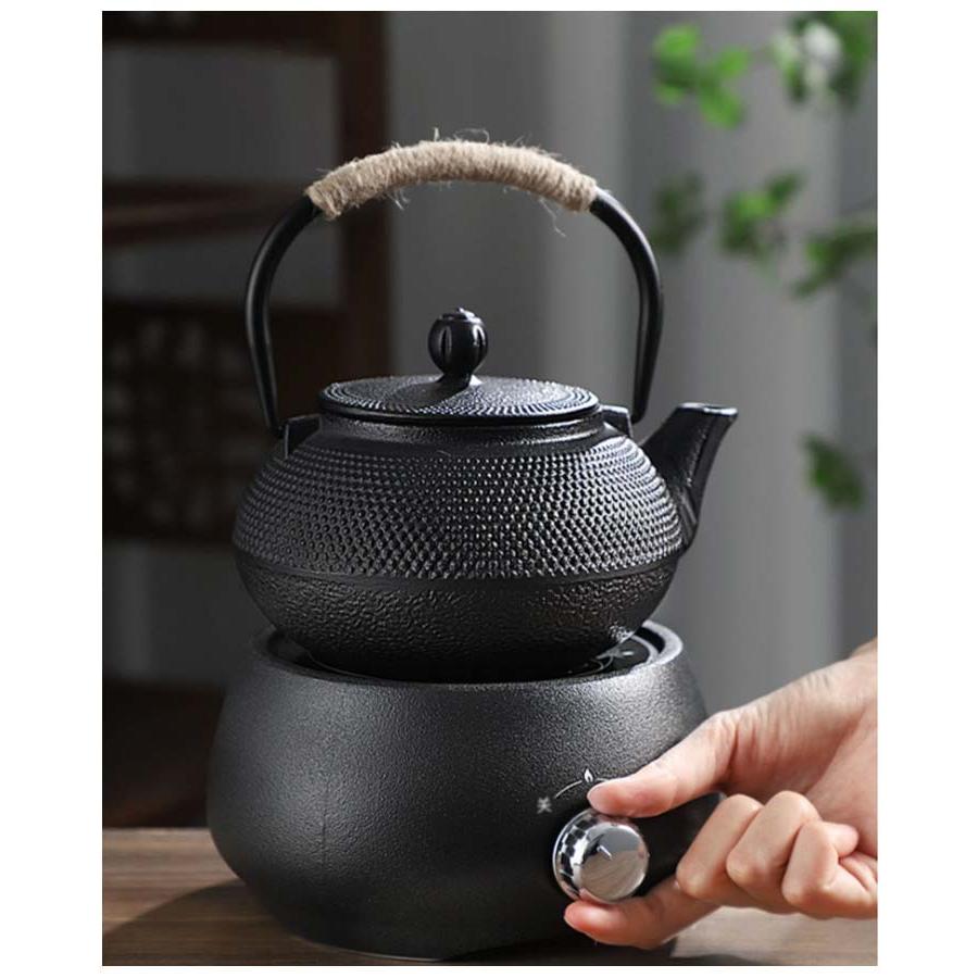 ケトル 鉄瓶 鉄器 ih対応 直火可 やかん 600ml 900ml 1200ml 鉄びん