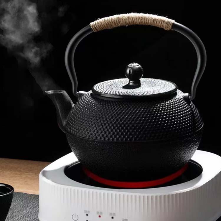 ケトル 鉄瓶 鉄器 ih対応 直火可 やかん 600ml 900ml 1200ml 鉄びん